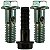 Kit parafusos tubo duto de óleo tampa lateral CBX250 Twister XR250 Tornado CB300 XRE300 (com furo) parafuso do retorno - Imagem 2