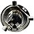 Farol com painel completo CG125 Titan Today Cargo 1989 a 1999 aro preto com lâmpada bloco globo optico - Imagem 9