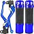Manete de freio embreagem esportivo a tambor YBR125 Factor 2000 a 2016 com manopla par - Imagem 11