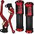 Manete de freio embreagem esportivo a tambor YBR125 Factor 2000 a 2016 com manopla par - Imagem 2