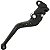 Manete de freio embreagem esportivo a tambor YBR125 Factor 2000 a 2016 manopla retrovisor rizoma par - Imagem 8