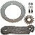 Kit relação transmissão tração XTZ250 Lander 2007 a 2008 com retentor - Imagem 1