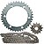 Kit relação transmissão tração XR250 Tornado 2001 a 2008 com retentor - Imagem 2