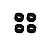 Kit 4 coxim bucha fixação paralama dianteiro CG125 CG150 CG160 Fan Titan Start Sport CBX250 CB250F Twister CB300 CBX200 - Imagem 1