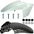 Paralama dianteiro A+B CB250 CB250F Twister 2017 branco com parafusos - Imagem 1