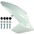Paralama dianteiro A CB250 CB250F Twister 2016 branco com parafusos - Imagem 1