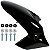 Paralama dianteiro A CB250 CB250F Twister 2016 a 2022 preto com parafusos - Imagem 1