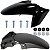 Paralama dianteiro A+B CB250 CB250F Twister 2016 a 2022 preto com parafusos - Imagem 1