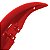 Paralama dianteiro CG125 Fan Titan 2000 a 2013 vermelho - Imagem 5
