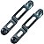 Suporte do paralama dianteiro CB250 CB250F Twister 2016 a 2022 aranha par - Imagem 1