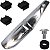 Protetor escape escapamento CB300 CB300R 2009 a 2015 com parafusos e coxins - Imagem 1