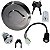 Kit conjunto travas chave ignição CG125 Titan ES KS 2000 a 2001 contato tampa tanque trava capacete guidão 4 peças - Imagem 1