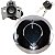 Kit conjunto travas chave ignição CG125 Fan 2014 a 2015 contato tampa do tanque 2 peças - Imagem 1