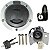 Kit conjunto travas chave ignição CG160 Fan Titan Start 2016 A 2017 contato tampa do tanque trava capacete 3 peças - Imagem 1