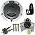 Kit conjunto travas chave ignição CG160 Fan Titan Start 2018 a 2021 contato tampa do tanque trava capacete 3 peças - Imagem 1