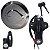 Kit conjunto travas chave ignição NXR125 NXR150 Bros 2003 a 2005 contato tampa do tanque trava capacete 3 peças - Imagem 1