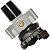 Kit conjunto travas chave ignição XRE190 2016 a 2020 contato tampa do tanque trava do capacete 3 peças - Imagem 4