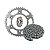 Kit relação transmissão tração CRF230 2007 a 2020 CRF230F Honda - Imagem 2