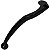 Manete de embreagem Katana125 Yes125 Intruder125 1996 a 2007 preto - Imagem 3