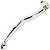 Manete de embreagem Katana125 Yes125 Intruder125 1996 a 2007 cromado - Imagem 4