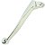 Manete de embreagem curto mini Yes125 Intruder125 2008 a 2009 polido - Imagem 3