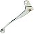 Manete de embreagem curto mini Yes125 Intruder125 2008 a 2009 cromado - Imagem 2