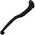 Manete de embreagem YBR125 Factor XTZ125 2000 a 2016 preto - Imagem 2