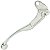 Manete de embreagem curto mini YBR125 Factor XTZ125 2000 a 2016 polido - Imagem 2