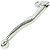 Manete de embreagem curto mini YBR125 Factor XTZ125 2000 a 2016 polido - Imagem 4