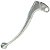 Manete de embreagem curto mini Katana125 Yes125 Intruder125 1996 a 2007 polido - Imagem 1