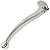 Manete de embreagem curto mini Katana125 Yes125 Intruder125 1996 a 2007 polido - Imagem 3