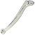 Manete de embreagem curto mini Katana125 Yes125 Intruder125 1996 a 2007 polido - Imagem 4