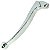 Manete de embreagem curto mini Katana125 Yes125 Intruder125 1996 a 2007 cromado - Imagem 4