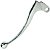 Manete de embreagem curto mini Katana125 Yes125 Intruder125 1996 a 2007 cromado - Imagem 1