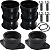 Kit 2 coletores 2 condutores duto caixa ar de admissão CB400 1980 a 1983 CB450 1984 a 1994 com parafusos e oring - Imagem 1
