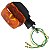Pisca seta dianteiro e traseiro YBR125 XTZ125 2000 a 2008 laranja - Imagem 1