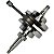 Virabrequim girabrequim completo com biela CG125 Today Titan ML125 1983 a 1999 XLR125 1997 a 1999 com rolamento - Imagem 2