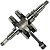 Virabrequim girabrequim completo com biela CG150 Fan Titan Start Sport NXR150 Bros - Imagem 1