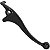 Manete de freio curto mini a disco YBR125 XTZ125 YS250 FZ250 Fazer XTZ250 Lander Tenere YS150 YBR150 XTZ150 preto - Imagem 1
