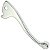 Manete de freio curto mini a disco YBR125 Factor ED 2009 a 2013 polido - Imagem 1