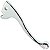 Manete de freio curto mini a disco YBR125 Factor ED 2009 a 2013 cromado - Imagem 1