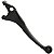 Manete de freio curto mini a disco Intruder125 Katana125 Yes125 1996 a 2007 preto - Imagem 1