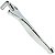 Manete de freio curto mini a disco Intruder125 Katana125 Yes125 1996 a 2007 cromado - Imagem 4