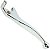 Manete de freio curto mini a disco Intruder125 Katana125 Yes125 1996 a 2007 cromado - Imagem 3