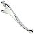 Manete de freio curto mini a disco Intruder125 Katana125 Yes125 1996 a 2007 cromado - Imagem 1