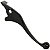 Manete de freio curto mini a disco CB300 CB300F CBX250 CB250F Twister Strada CG125 ES CG150 CG160 Titan Fan Sport preto - Imagem 2