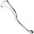 Manete de freio a tambor YBR125 Factor 2000 a 2016 cromado - Imagem 1