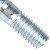 Parafuso prisioneiro do disco de freio CG125 Titan 2000 a 2004 NXR150 Bros 2003 a 2008 6x6x16 - Imagem 3