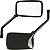 Retrovisor espelho moto CBX200 Strada CBX250 Twister NX400 Falcon Lente plana Honda Par - Imagem 1