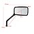 Retrovisor espelho moto CBX200 Strada CBX250 Twister NX400 Falcon Lente plana Honda Par - Imagem 4